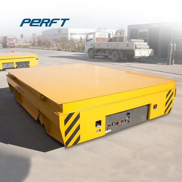 industrial motorized rail cart for the transport of coils